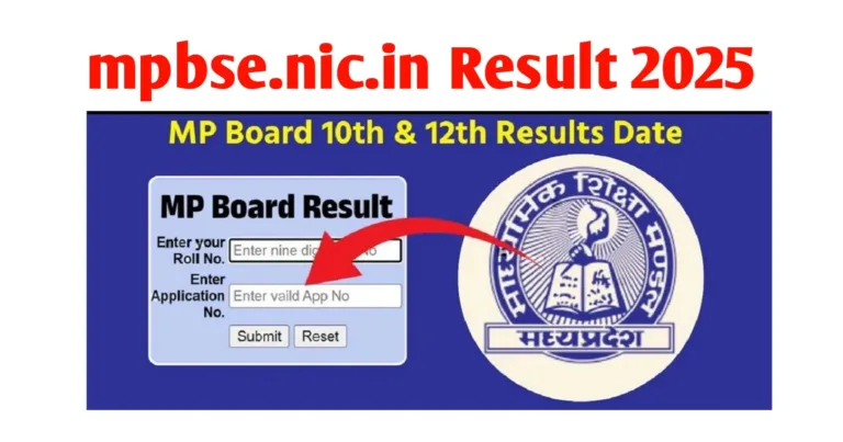 mpbse.nic.in Result 2025