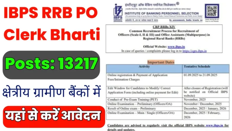 IBPS RRB PO Clerk Bharti 2025