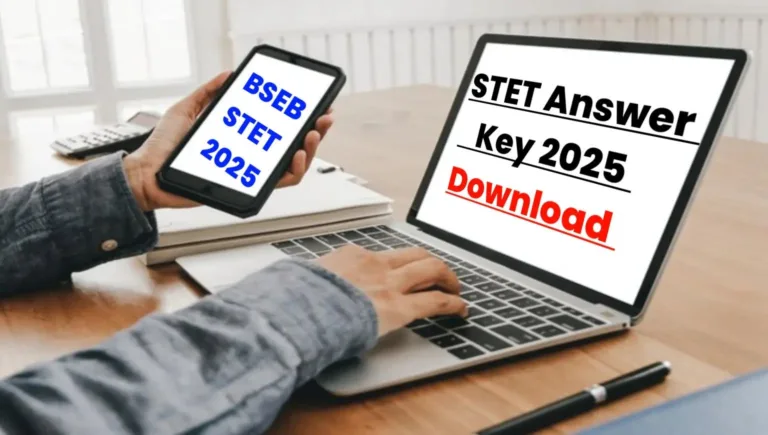 BSEB STET Answer Key 2025