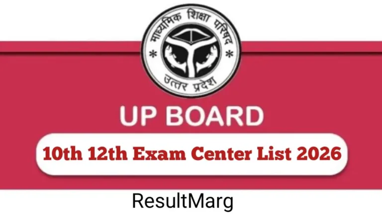 UP Board 10th 12th Exam Center List 2025