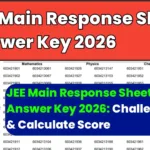 JEE Main Response Sheet Answer Key 2026