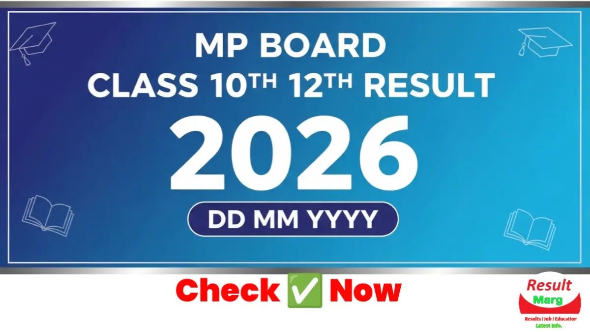 MP Board Class 10th 12th Result 2026